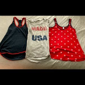 Evereve tanks. Michael Stars and Alternative.